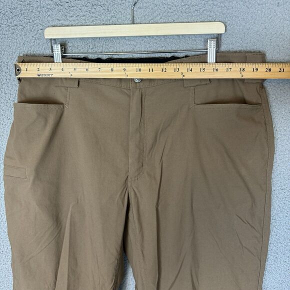 Duluth Trading Co. Pants Mens XLx32 Brown Nylon Spandex Elastic Waist Hiking - Picture 5 of 7